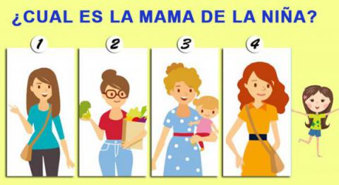 ¿Cual de las 4 mujeres es la mamá de la niña? escoge una y mira tu respuesta, conocerás aspectos importantes para tu vida
