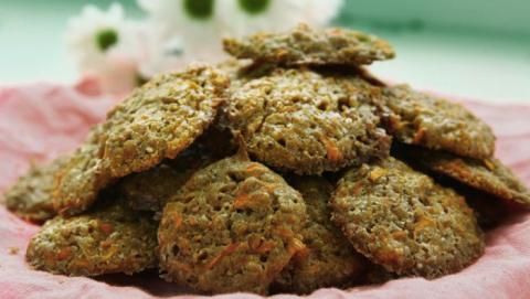 Deliciosas galletas de avena y zanahoria, ¡solo 5 ingredientes!