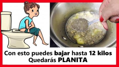 UN SOLO VASO EN LA NOCHE. NO TE PASES DE 2 CUCHARADAS PORQUE QUEDARÁS PLANITA RÁPIDO